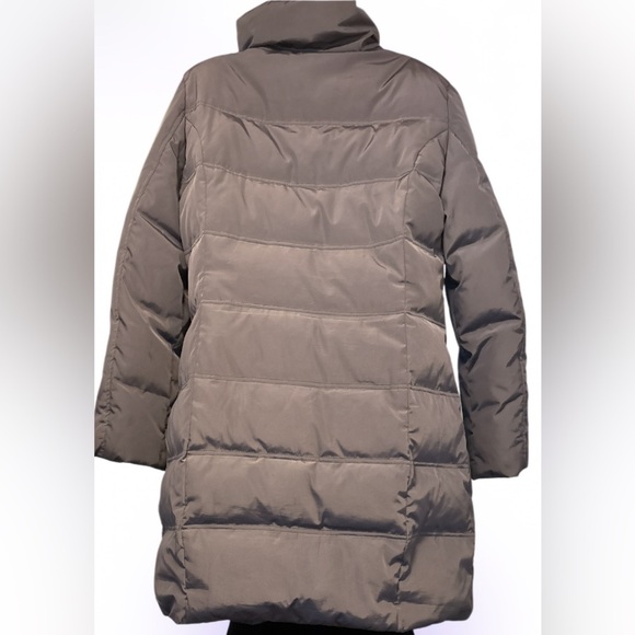London Fog Grey High neck winter puffer jacket Sz M - Picture 3 of 12